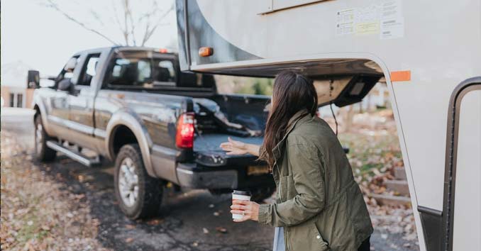 Hooking up RV