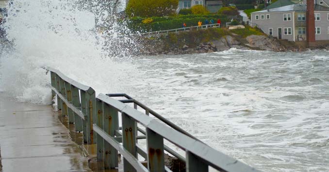Hurricane related flooding