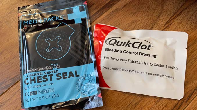 QuickClot and Chest Seal