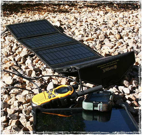 SunJack Solar Panels Charging