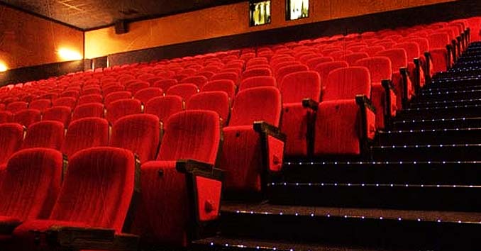 inside a theater