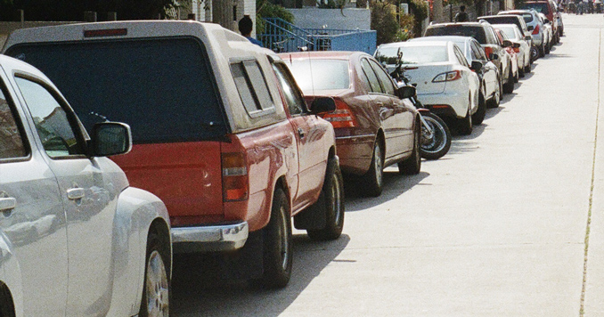 Pickup Truck with Camper Shell