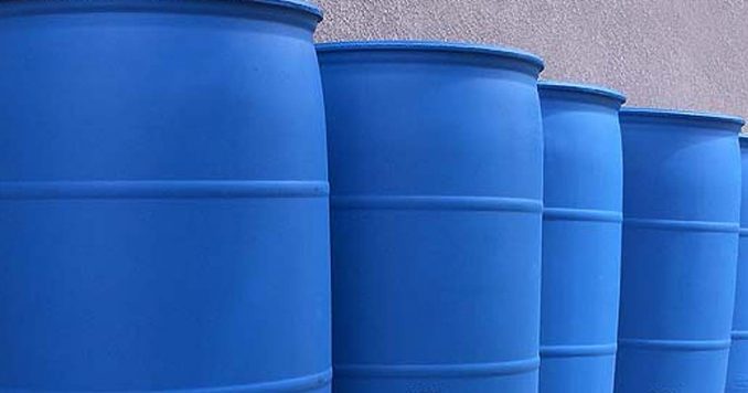 55 Gallon Water Barrels